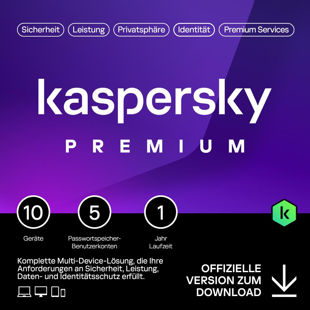 Kaspersky Premium (10 Devices - 1 Jahr) ESD Kaspersky Premium (10 Devices - 1 Jahr) ESD