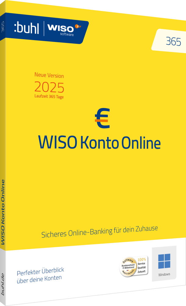 WISO Konto Online 365 (Version 2026) (1 PC - 1 Jahr) ESD WISO Konto Online 365 (Version 2026) (1 PC - 1 Jahr) ESD