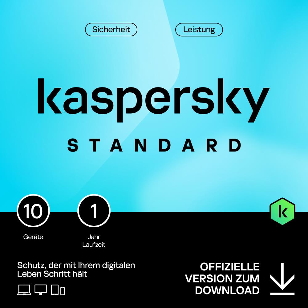 Kaspersky Standard (10 Devices - 1 Jahr) ESD Kaspersky Standard (10 Devices - 1 Jahr) ESD