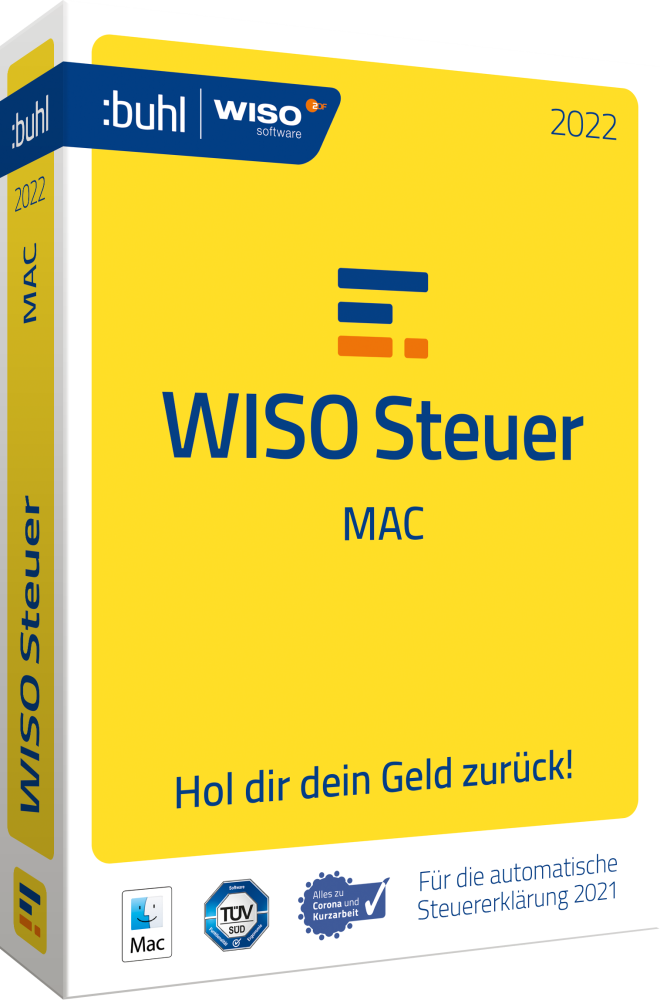 WISO Steuer MAC 2022 (für das Steuerjahr 2021) (1 User - 1 Jahr) ESD WISO Steuer MAC 2022 (für das Steuerjahr 2021) (1 User - 1 Jahr) ESD