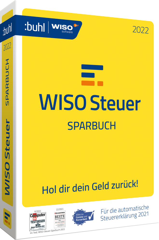 WISO Steuer Sparbuch 2022 (für das Steuerjahr 2021) (1 User - 1 Jahr) ESD WISO Steuer Sparbuch 2022 (für das Steuerjahr 2021) (1 User - 1 Jahr) ESD