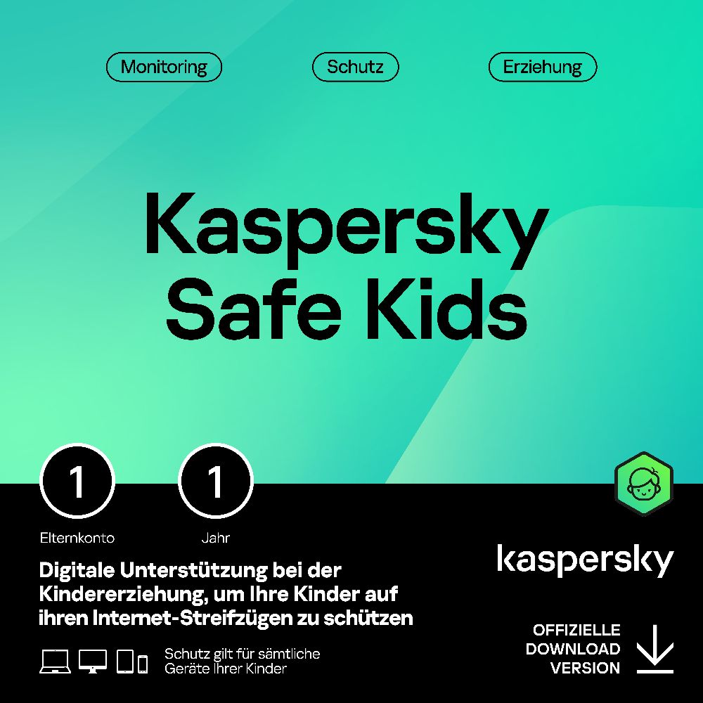 Kaspersky Safe Kids (1 Device - 1 Jahr) DACH ESD Kaspersky Safe Kids (1 Device - 1 Jahr) DACH ESD