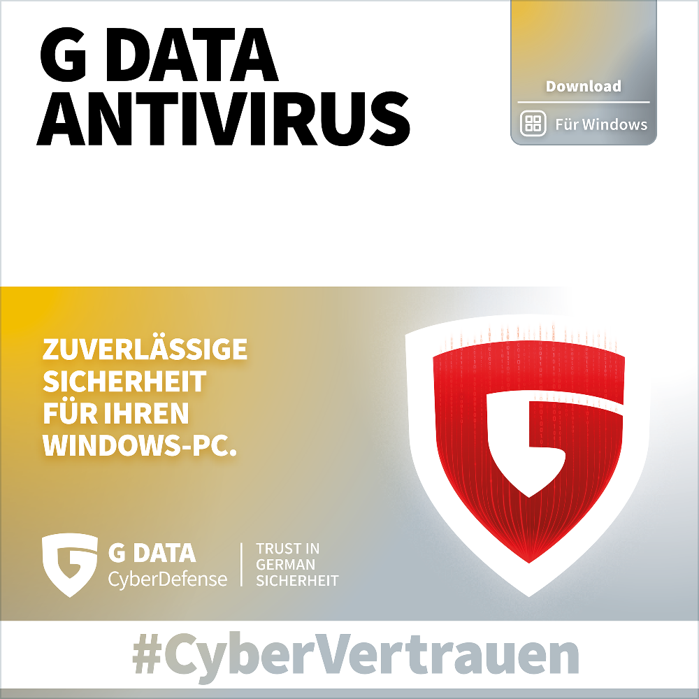 G DATA Antivirus (3 PC - 1 Jahr) ESD