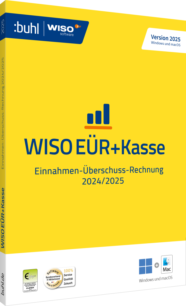 WISO EÜR & Kasse 2025 (1 PC - 1 Jahr) ESD WISO EÜR & Kasse 2025 (1 PC - 1 Jahr) ESD