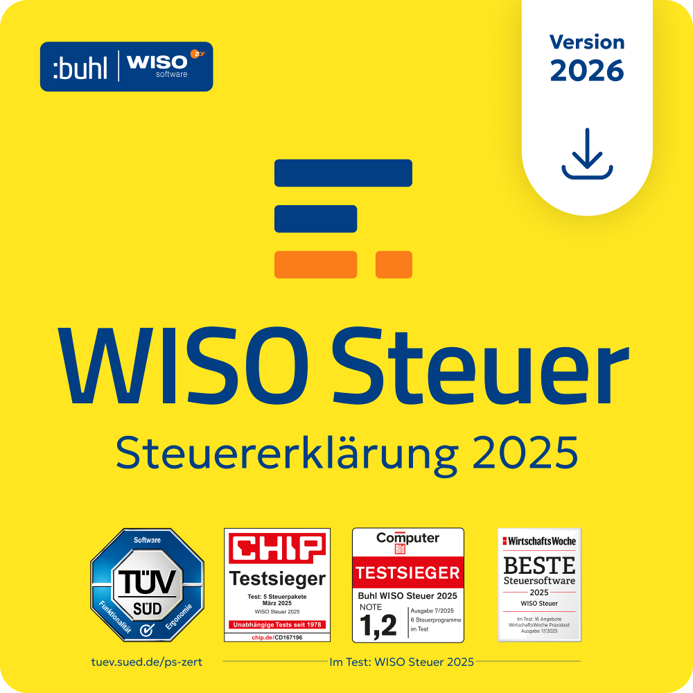 WISO Steuer 2026 (für das Steuerjahr 2025) (1 User - 1 Jahr) ESD