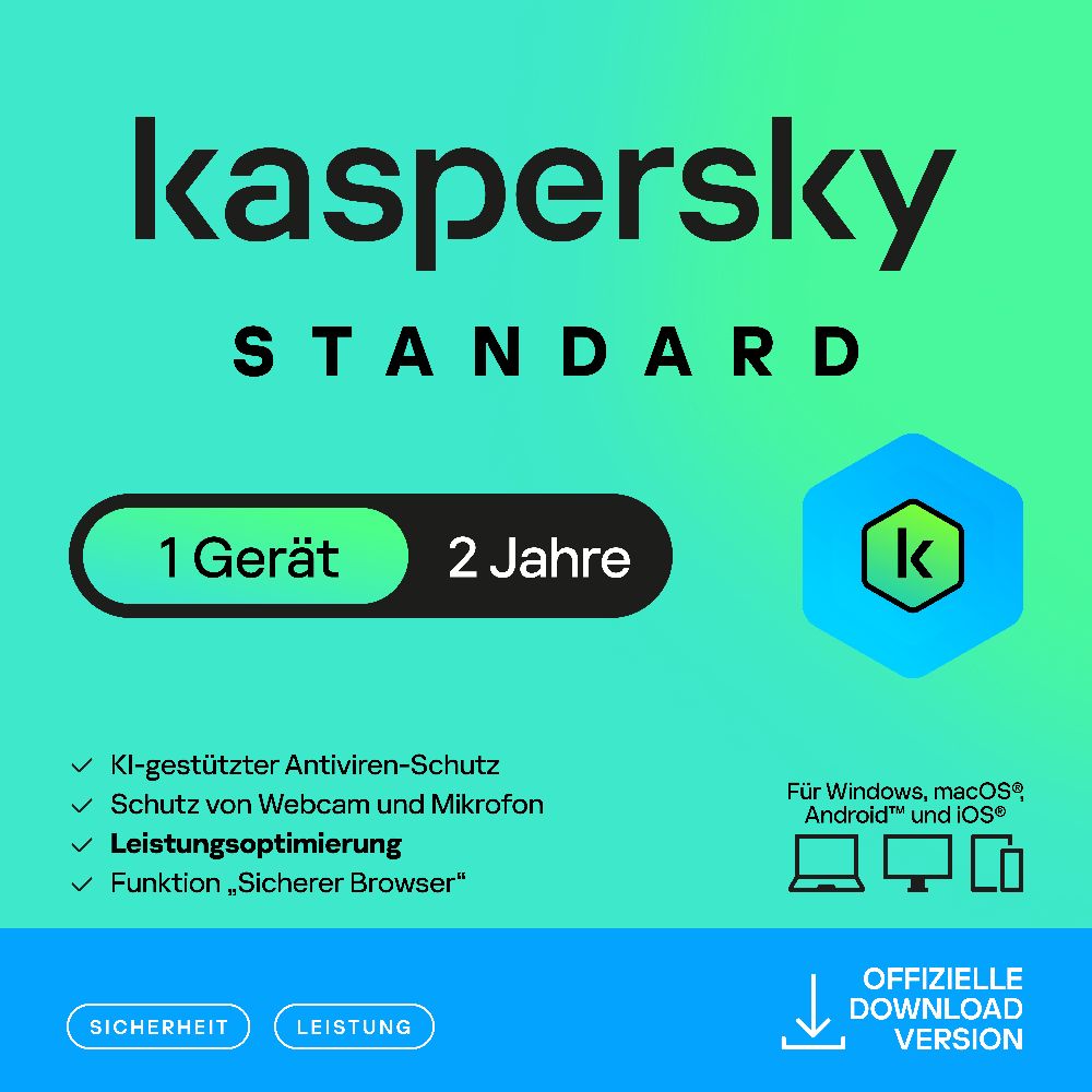 Kaspersky Standard (1 Device - 2 Jahre) ESD Kaspersky Standard (1 Device - 2 Jahre) ESD