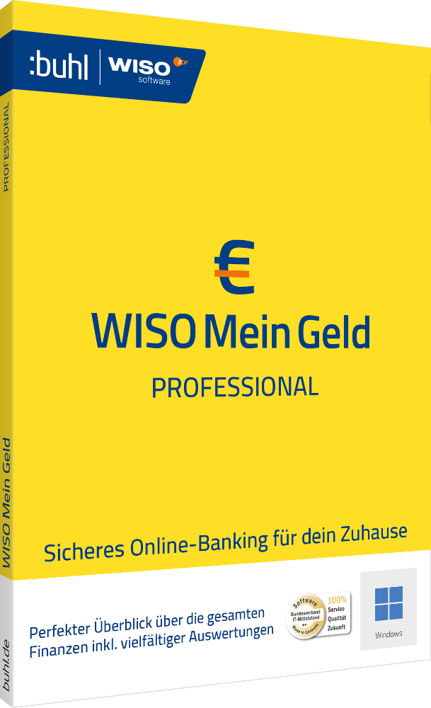 WISO Mein Geld Professional 2026 (1 PC - 1 Jahr) ESD WISO Mein Geld Professional 2026 (1 PC - 1 Jahr) ESD