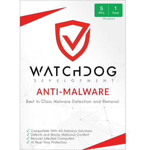 Watchdog Anti-Malware Vollversion (5 PC - 1 Jahr) ESD Watchdog Anti-Malware Vollversion (5 PC - 1 Jahr) ESD