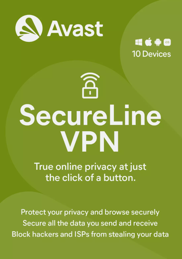 Avast SecureLine VPN (10 Device - 1 Jahr) ESD