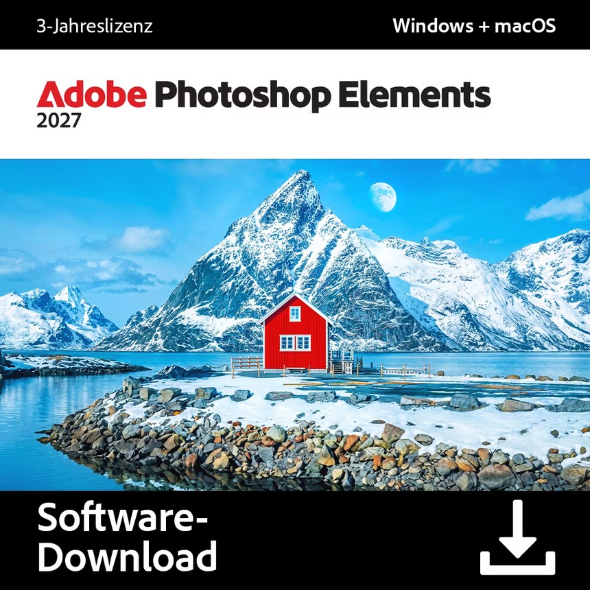 Adobe Photoshop Elements 2027 (1 User - 3 Jahre)