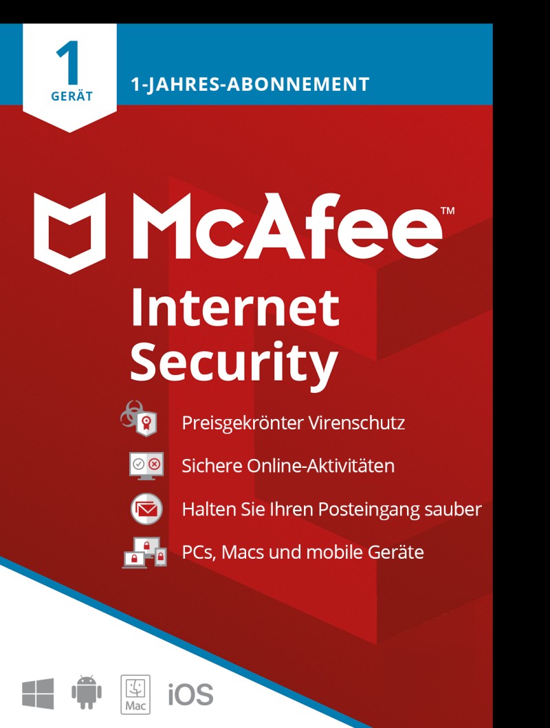 McAfee Internet Security (1 Device - 1 Jahr) ESD McAfee Internet Security (1 Device - 1 Jahr) ESD