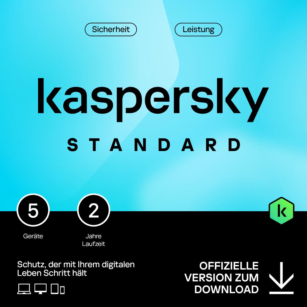 Kaspersky Standard (5 Device - 2 Jahre) ITALY ESD Kaspersky Standard (5 Device - 2 Jahre) ITALY ESD