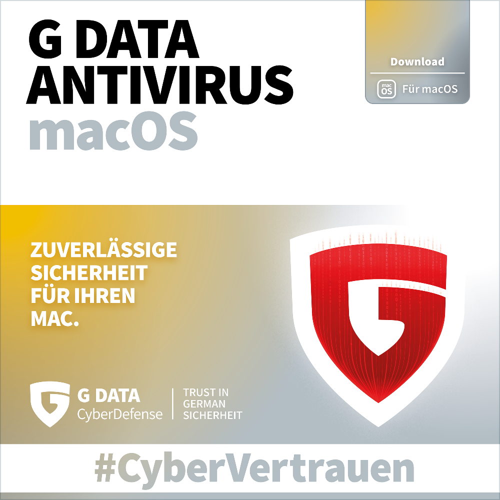 G DATA Antivirus macOS (3 Device - 1 Jahr) ESD