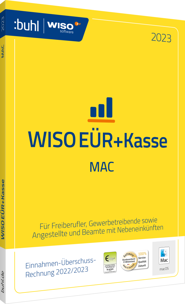 WISO EÜR & Kasse:Mac 2023 (1 MAC - 1 Jahr) ESD WISO EÜR & Kasse:Mac 2023 (1 MAC - 1 Jahr) ESD