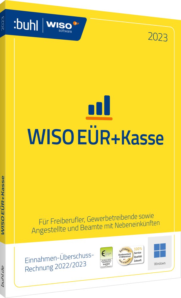 WISO EÜR & Kasse 2023 (1 PC - 1 Jahr) ESD WISO EÜR & Kasse 2023 (1 PC - 1 Jahr) ESD