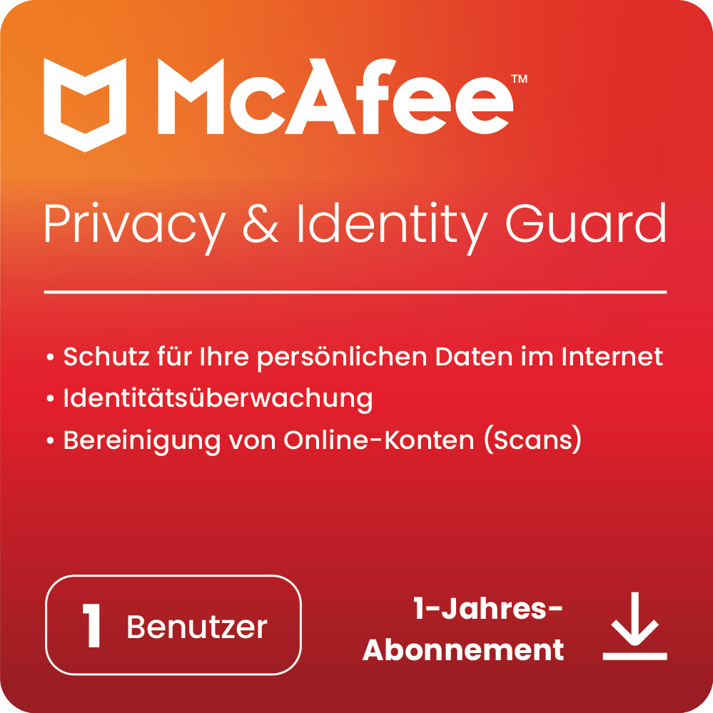 McAfee+ Advanced Individual Security (1 User - 1 Jahr) ESD McAfee+ Advanced Individual Security (1 User - 1 Jahr) ESD
