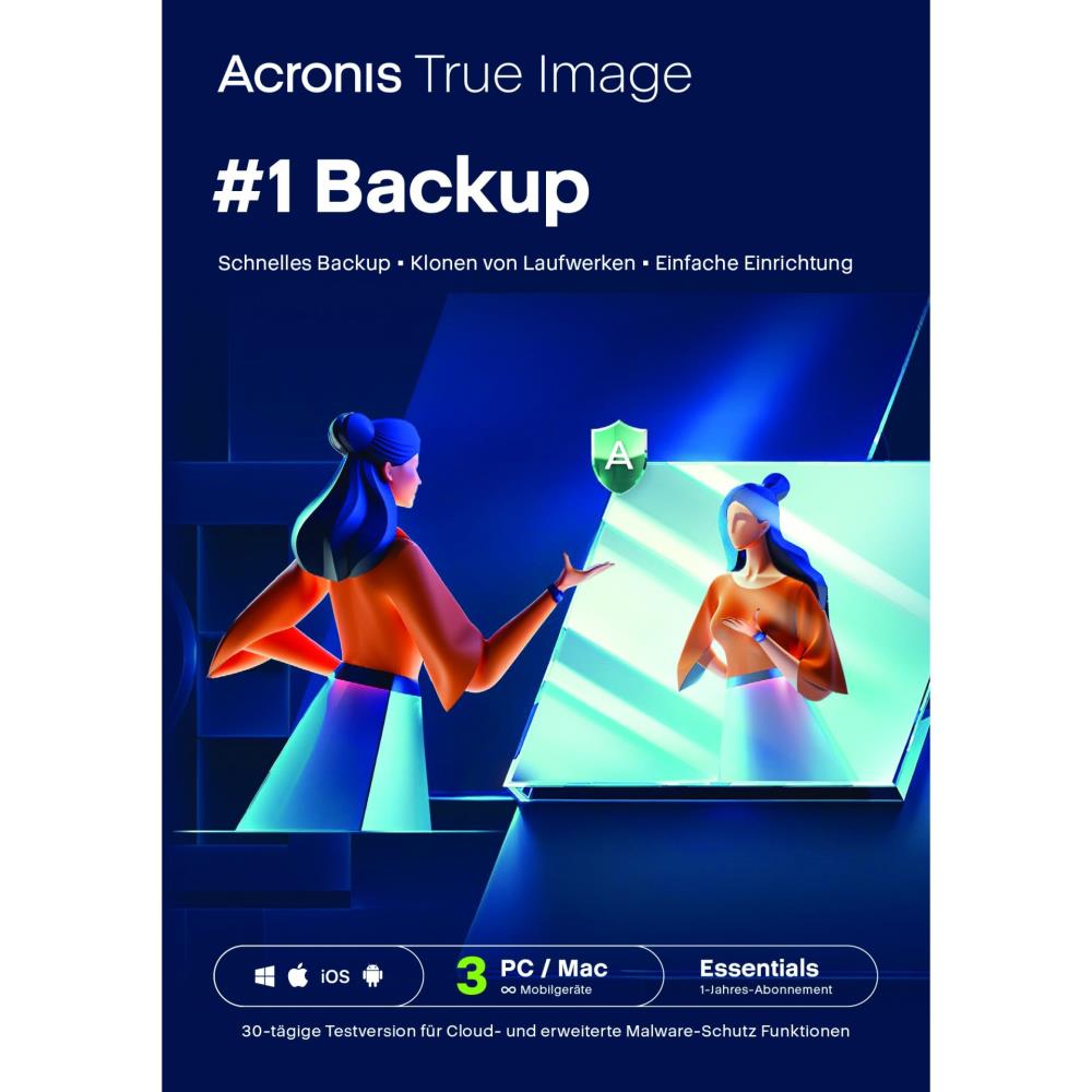 Acronis True Image Essentials (3 Device - 1 Jahr) ESD Acronis True Image Essentials (3 Device - 1 Jahr) ESD